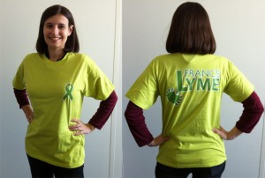 Tee-shirts de soutien pour France Lyme